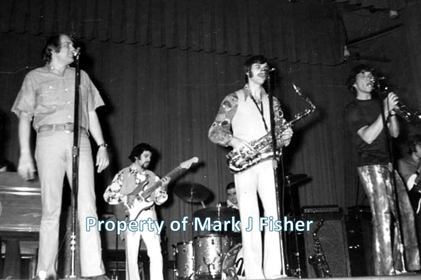 Magnificent Men - Matted Photograph - B&W