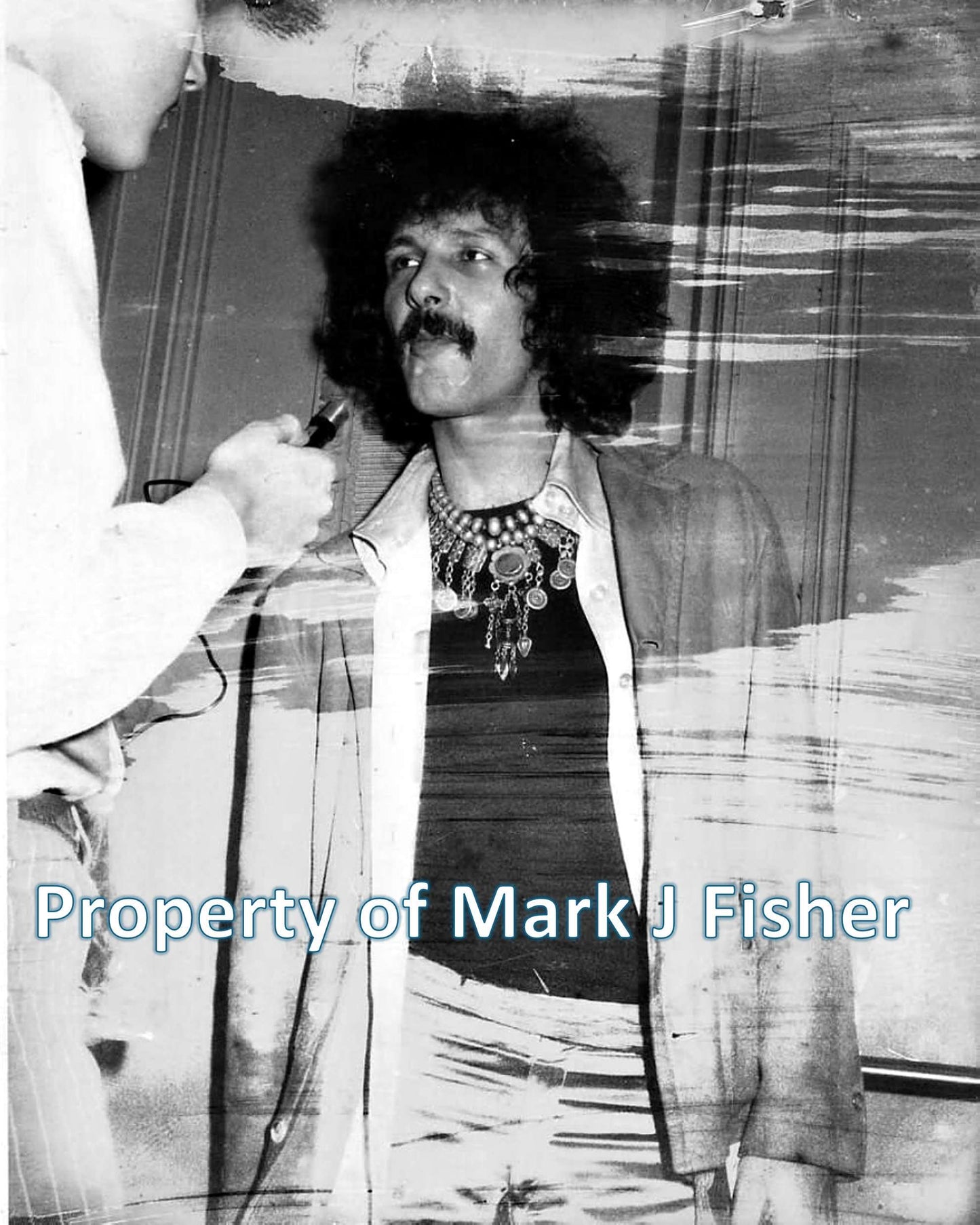 Mountain (Felix Papalardi) - Matted Photograph - B&W