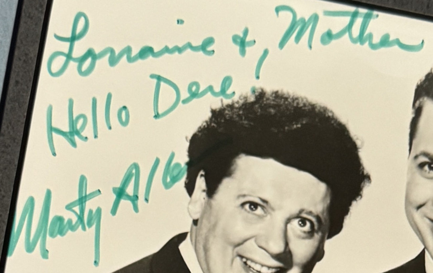 Marty Allen and Steve Rossi - Matted Autographs - 11x14