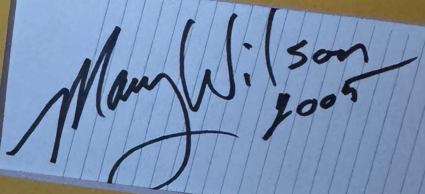Mary Wilson (of the Supremes) - Matted Autograph - 6.25x10.75