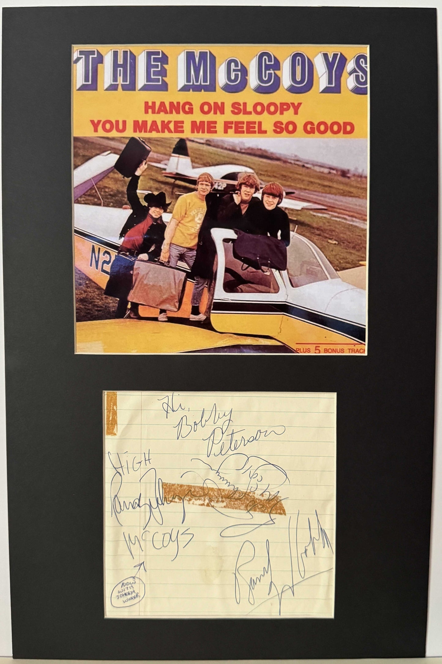 The McCoys - Matted Autographs - 11x17