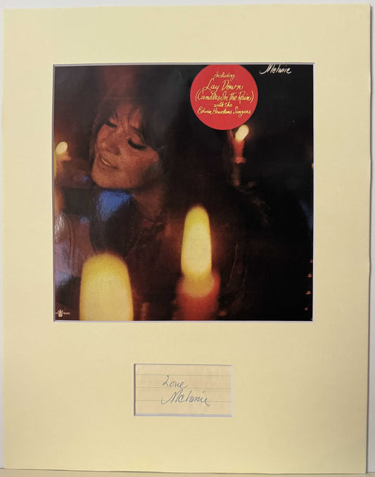 Melanie - Matted Autograph - 11x14