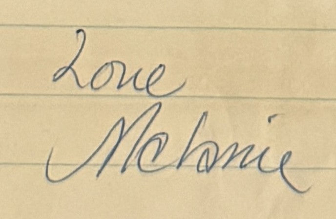 Melanie - Matted Autograph - 11x14