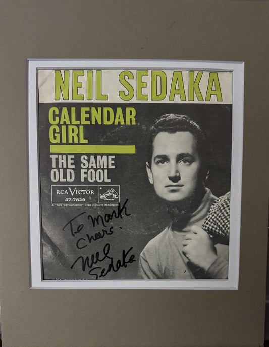 Neil Sedaka - Matted Autograph - 8.5x11