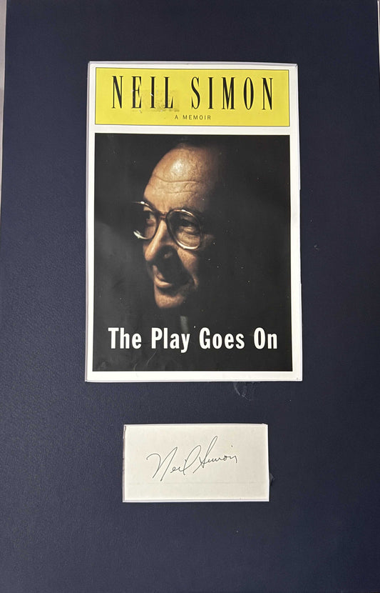 Neil Simon - Matted Autograph - 11x17