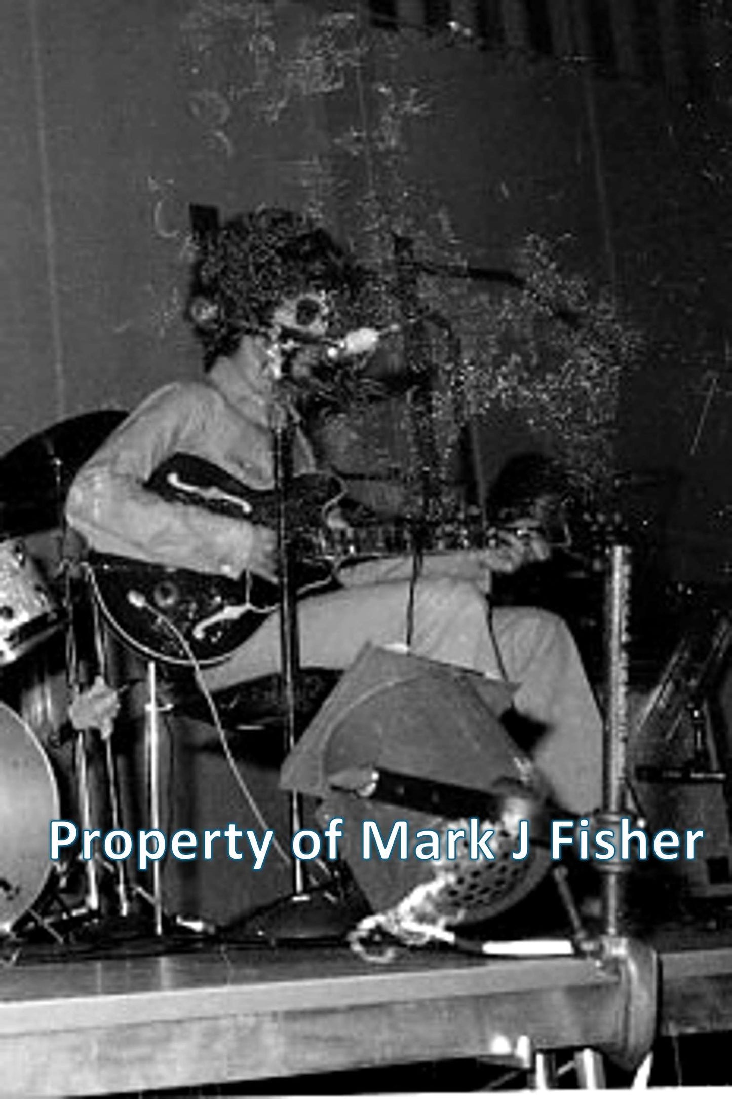 Paul Pena - Matted Photograph - B&W