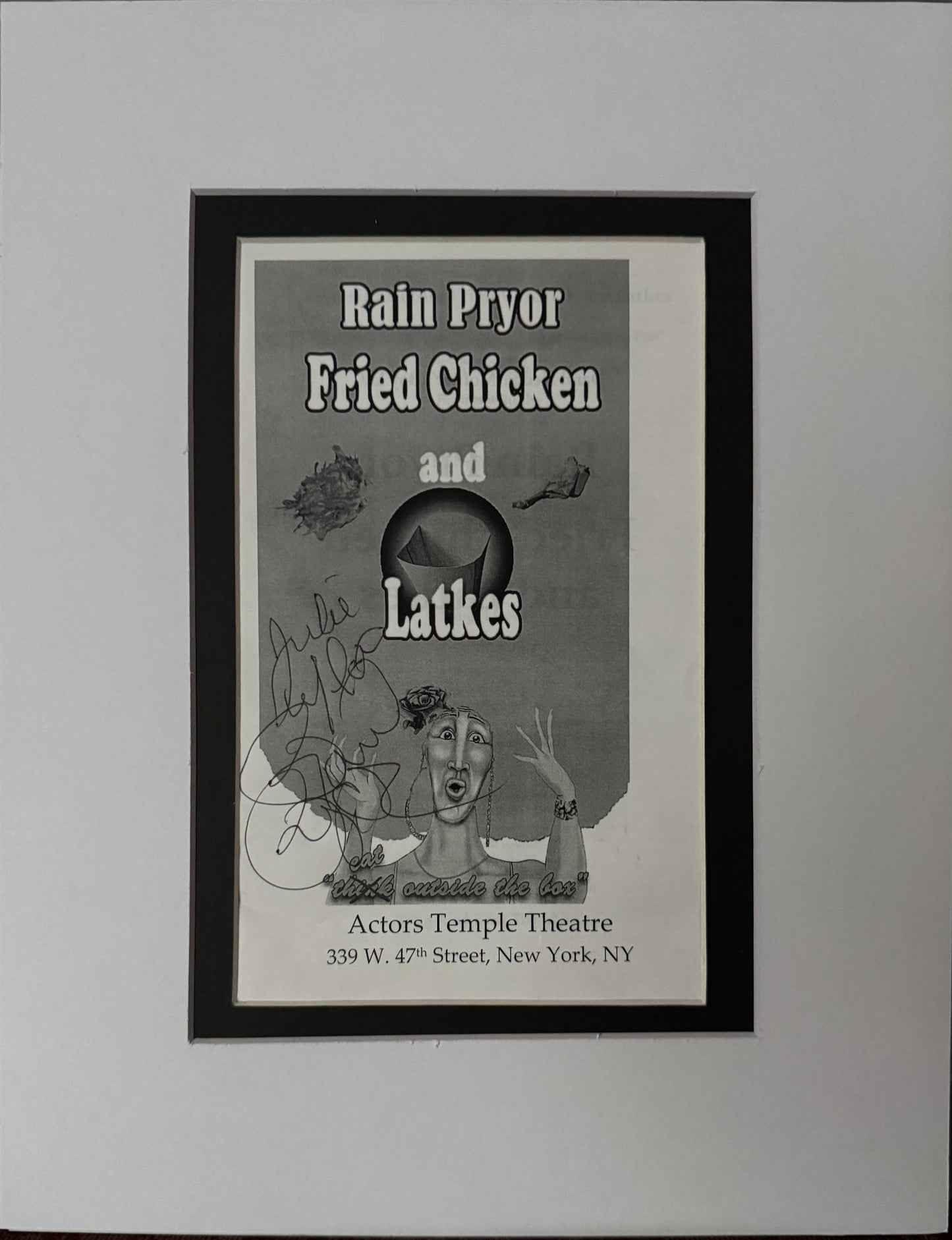 Rain Pryor - Matted Autograph - 10x13