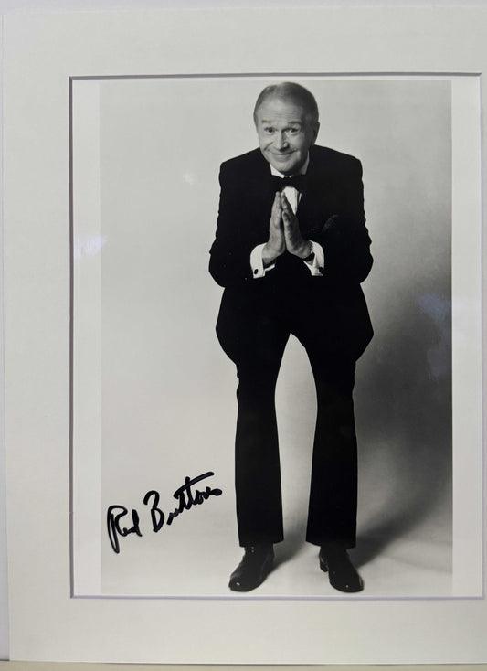 Red Buttons - Matted Autograph - 10x12