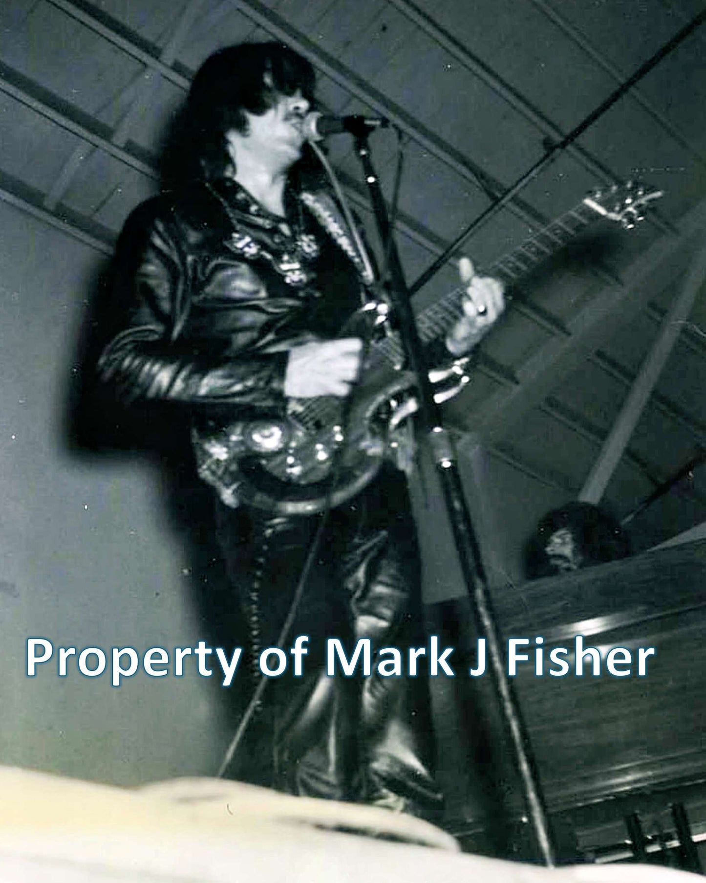 Steppenwolf (John Kay) - Matted Photograph - B&W