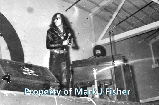 Steppenwolf (John Kay and Goldy McJohn) - Matted Photograph - B&W