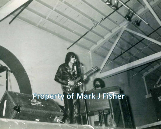 Steppenwolf (John Kay and Goldy McJohn) - Matted Photograph - B&W