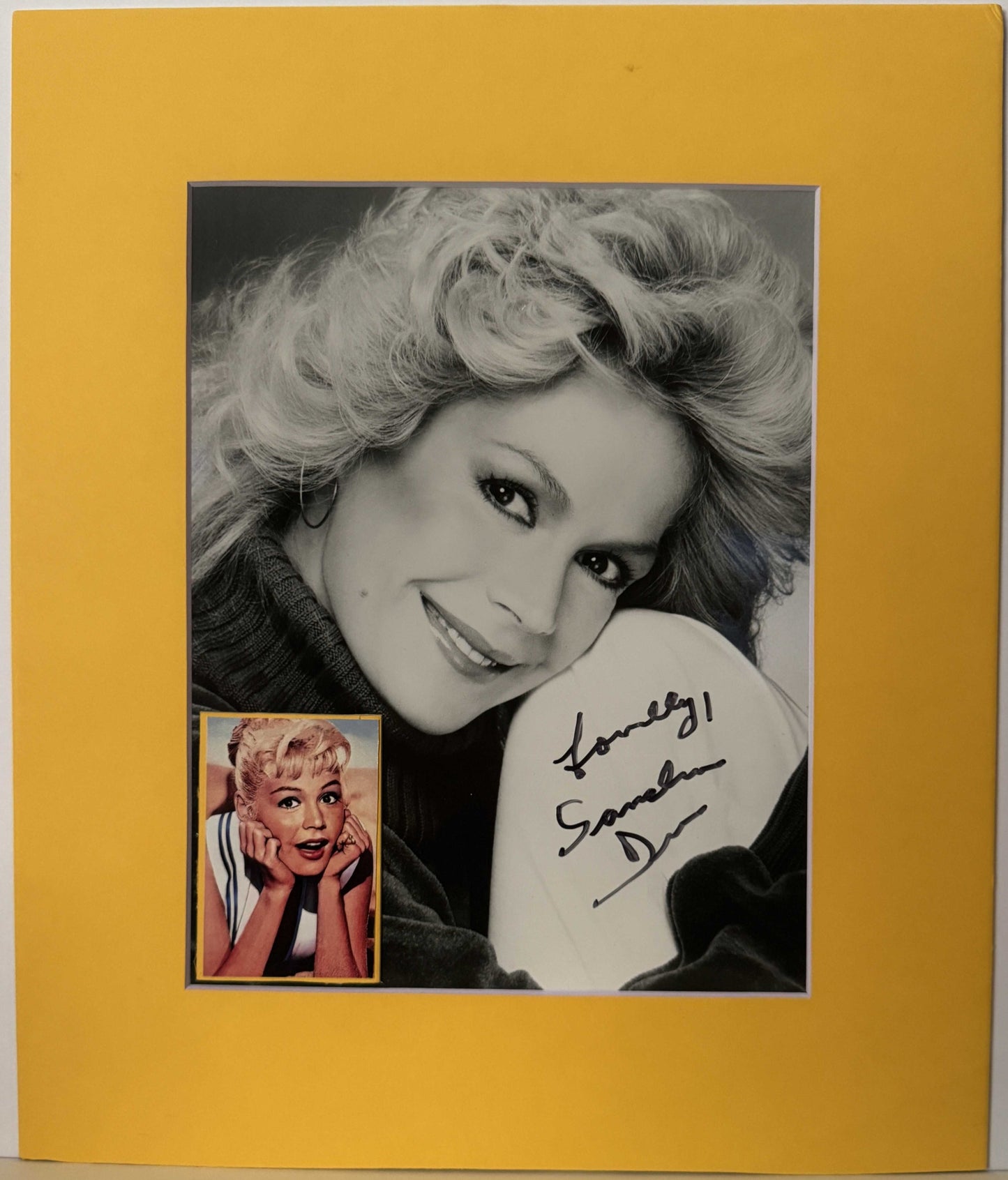Sandra Dee - Matted Autograph - 11x13