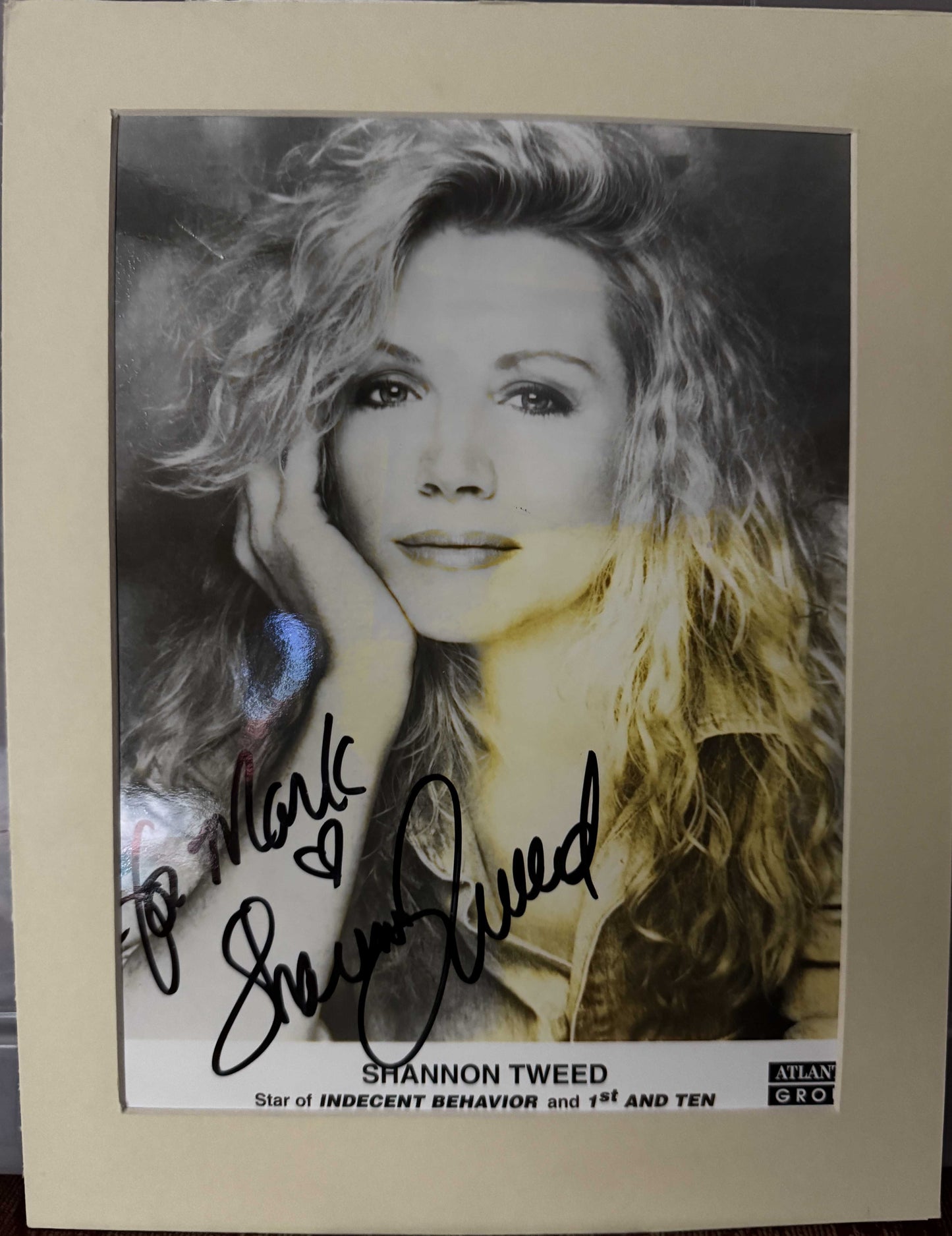Shannon Tweed - Matted Autograph - 8.5x11