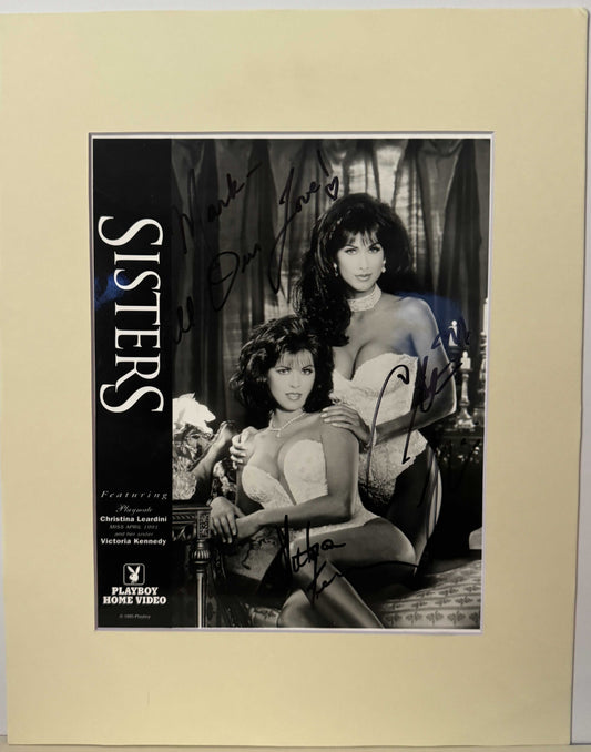 Christina Leardini and Victoria Kennedy - Matted Autograph - 11x14