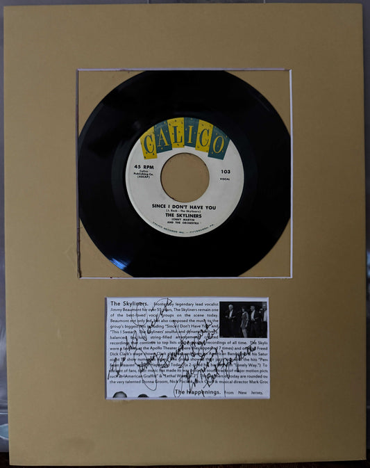 Skyliners - Matted Autographs - 11x14