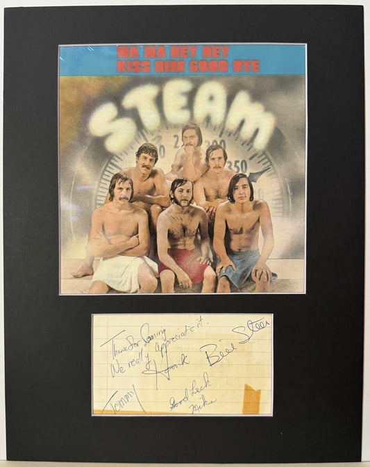 Steam - Matted Autographs - 11x14