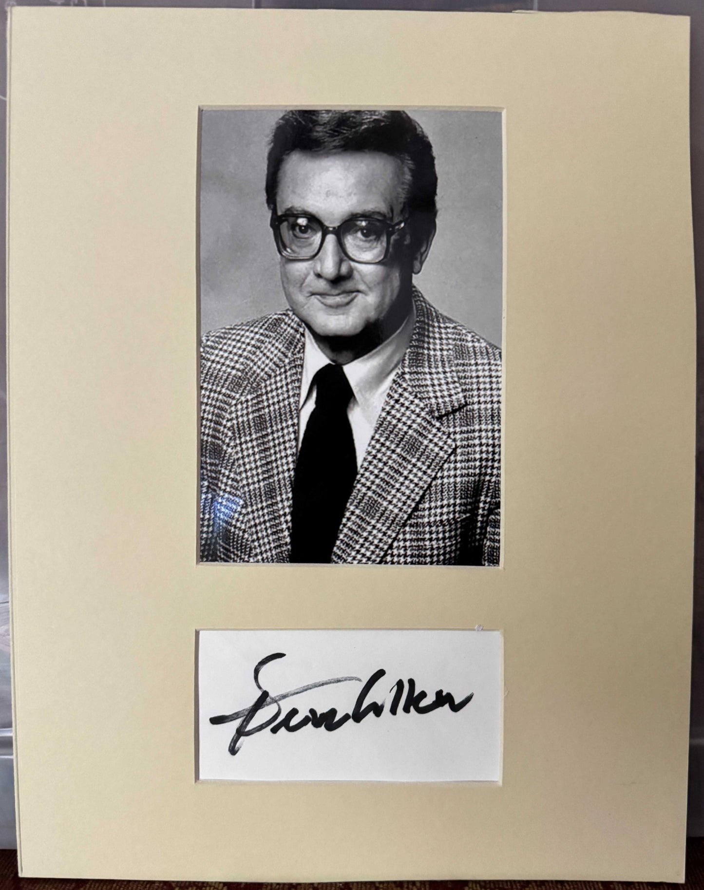 Steve Allen - Matted Autograph - 8.5x11