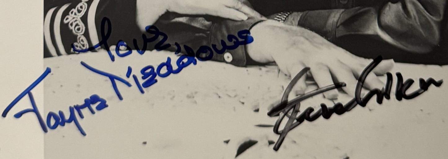 Steve Allen and Jayne Meadows - Matted Autographs - 10x12