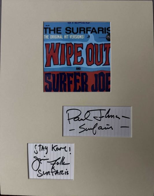 Surfaris - Matted Autographs - 8.5x11
