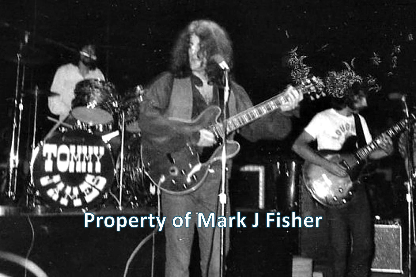 Tommy James - Matted Photograph - B&W