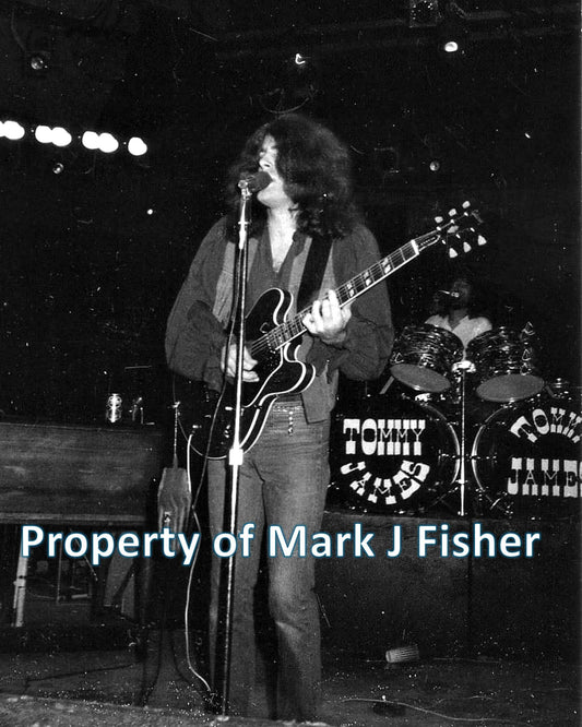 Tommy James - Matted Photograph - B&W