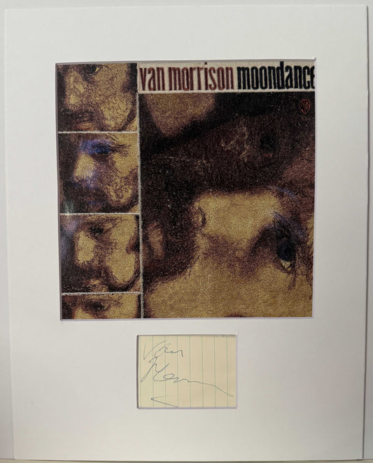 Van Morrison - Matted Autograph - 11x14