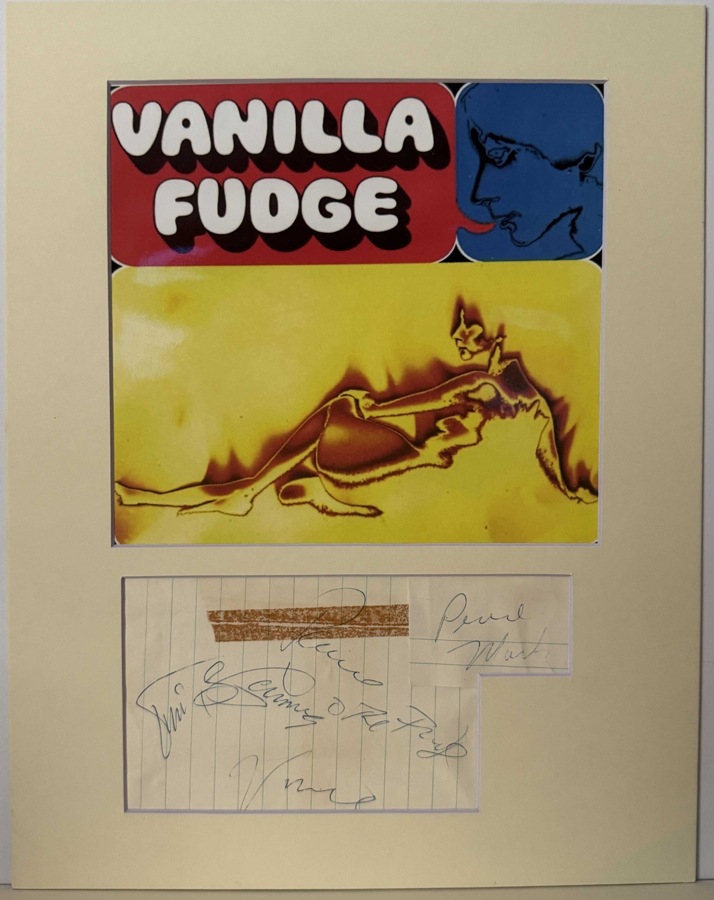 Vanilla Fudge - Matted Autographs - 11x14