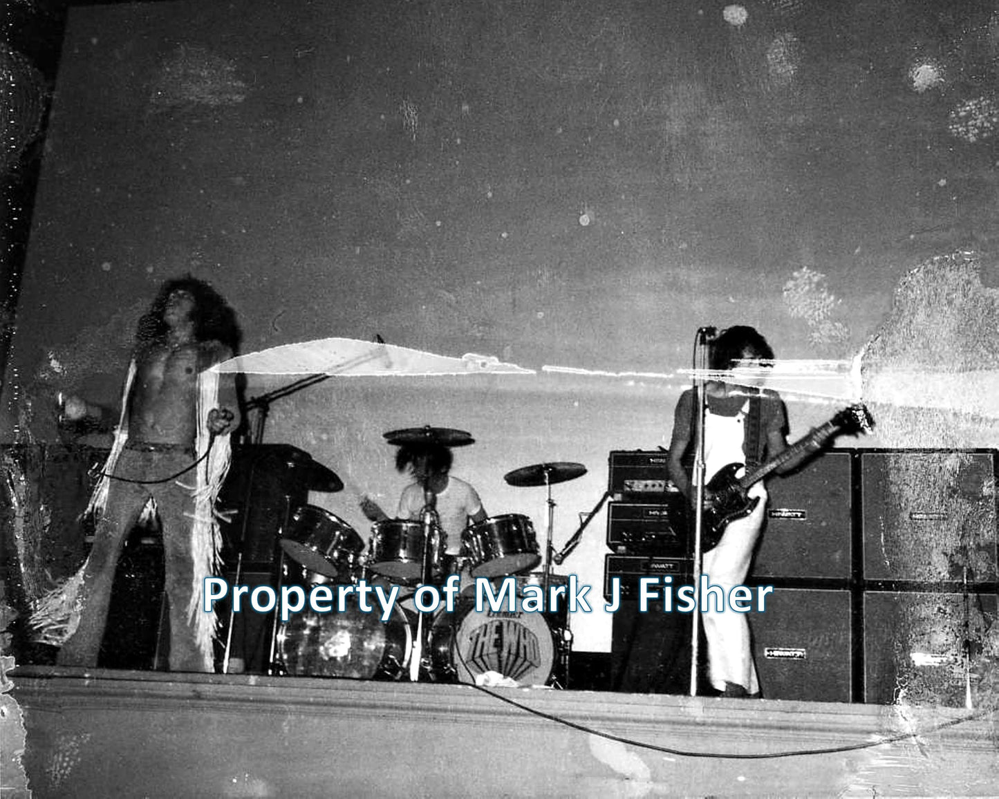 The Who - Matted Photograph - B&W