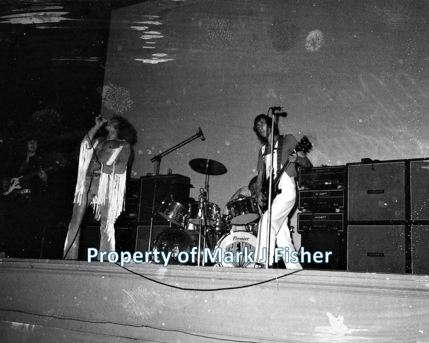 The Who - Matted Photograph - B&W