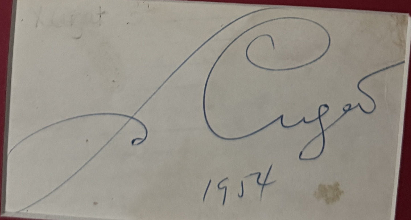 Xavier Cugat - Matted Autograph - 9x13