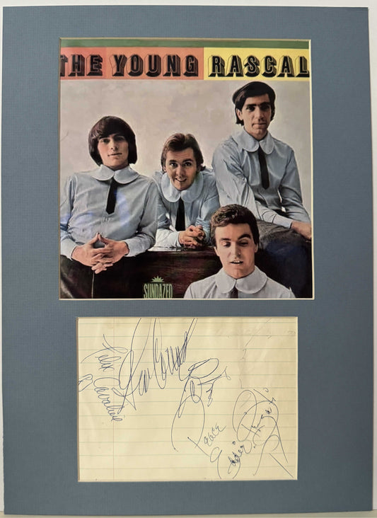 Young Rascals - Matted Autographs - 11x15