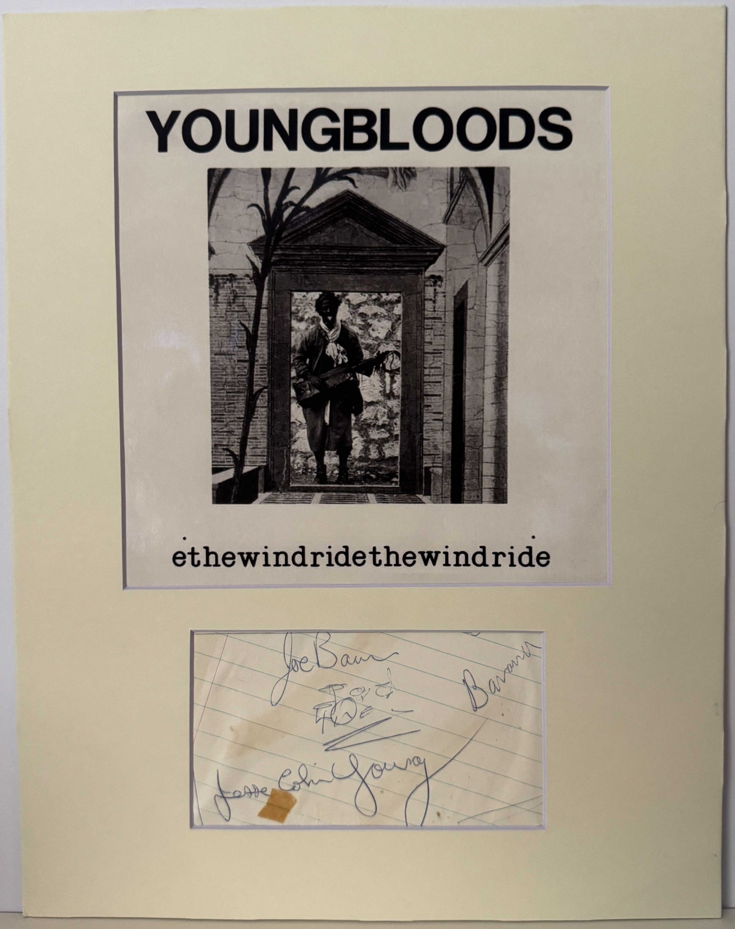 Youngbloods - Matted Autographs - 11x14