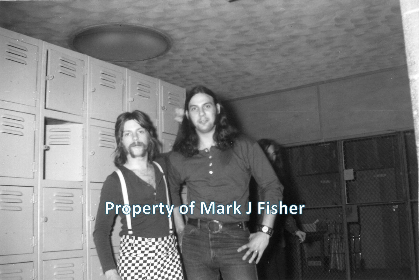 Frijid Pink (Kelly Green and Gary Thonge) - Matted Photograph - B&W