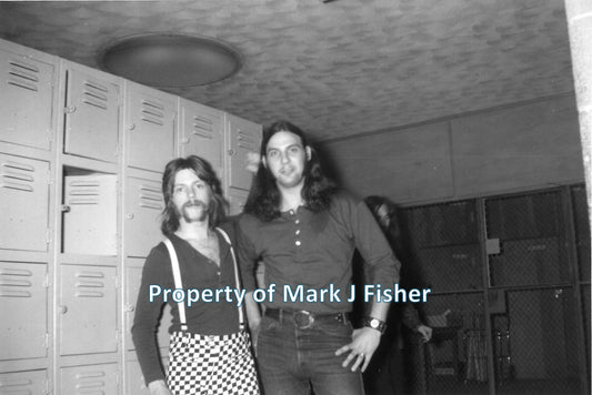 Frijid Pink (Kelly Green and Gary Thonge) - Matted Photograph - B&W