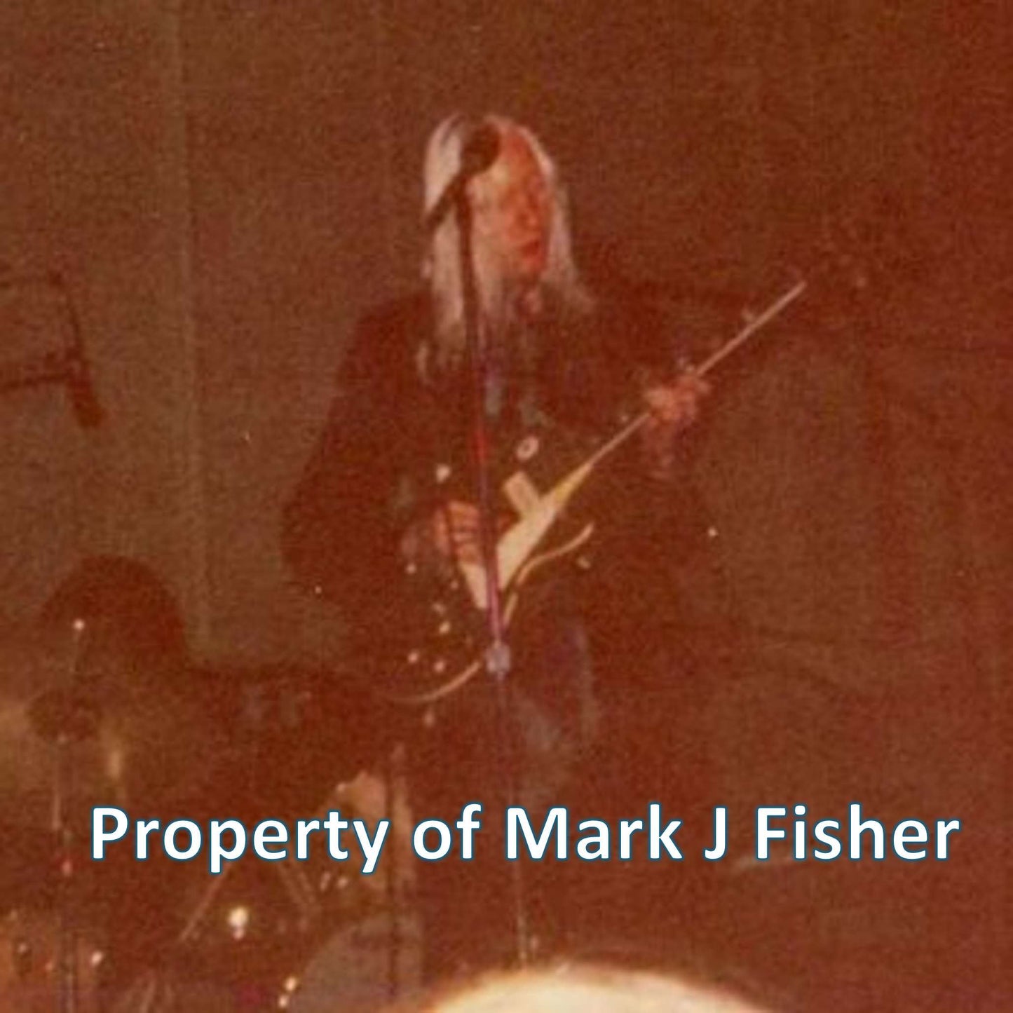 Johnny Winter - Matted Photograph - Color